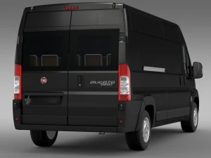 fiat ducato maxi van l3h2 2006-2014 3D Model