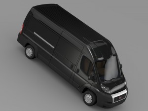 fiat ducato maxi van l3h2 2006-2014 3Dモデル
