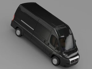 fiat ducato maxi van l3h2 2006-2014 3D Model
