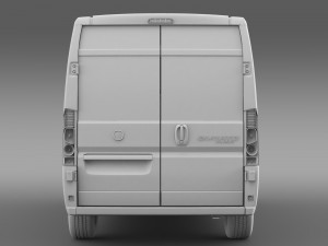 fiat ducato maxi van l3h2 2006-2014 3Dモデル