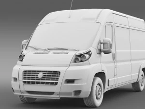 fiat ducato maxi van l3h2 2006-2014 3D Model