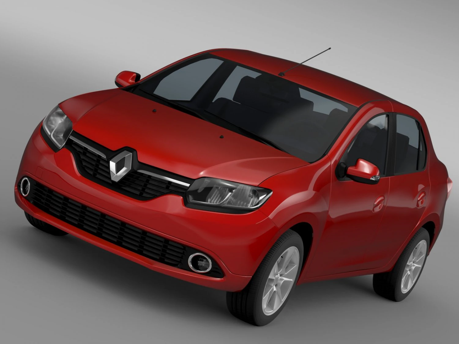 renault symbol 2015 3D Model .c4d .max .obj .3ds .fbx .stl .blend 