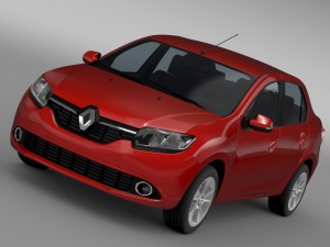 renault symbol 2015 3D Model