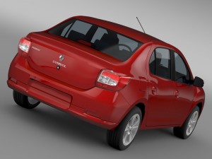 renault symbol 2015 3D Model