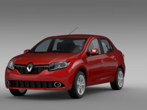 renault symbol 2015 3D Model