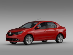 renault symbol 2015 3D Model