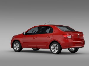 renault symbol 2015 3D Model