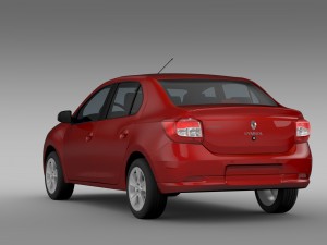 renault symbol 2015 3D Model