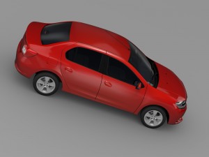 renault symbol 2015 3D Model