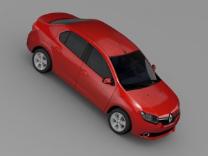 renault symbol 2015 3D Model