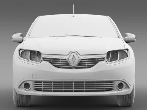 renault symbol 2015 3D Model