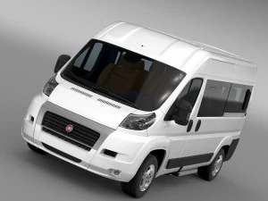 fiat ducato panorama l2h2 2006-2014 Modello 3D