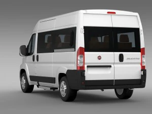 fiat ducato panorama l2h2 2006-2014 3D Model