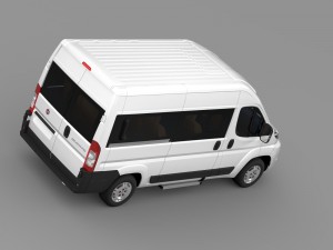 fiat ducato panorama l2h2 2006-2014 3D Модель