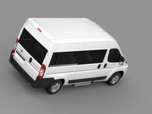 fiat ducato panorama l2h2 2006-2014 3D Model