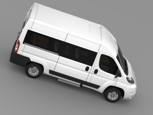 fiat ducato panorama l2h2 2006-2014 3D Модель