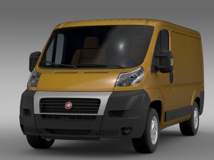 fiat ducato van l1h1 2006-2014 3D-Modell