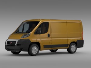 fiat ducato van l1h1 2006-2014 3D-Modell