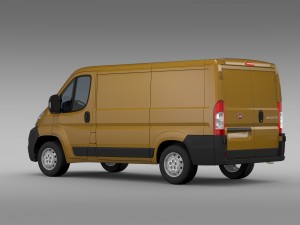 fiat ducato van l1h1 2006-2014 3D-Modell
