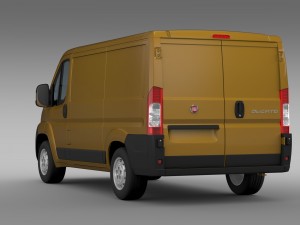 fiat ducato van l1h1 2006-2014 3D-Modell