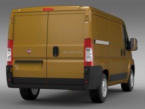 fiat ducato van l1h1 2006-2014 3D-Modell
