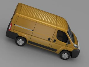 fiat ducato van l1h1 2006-2014 3D Model
