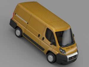 fiat ducato van l1h1 2006-2014 3D Model