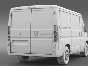 fiat ducato van l1h1 2006-2014 3D-Modell