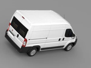 fiat ducato van l2h2 2006-2014 3D Model