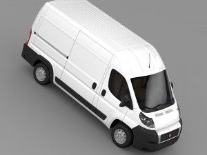 fiat ducato van l2h2 2006-2014 Model 3D
