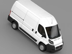fiat ducato van l2h2 2006-2014 3D Model