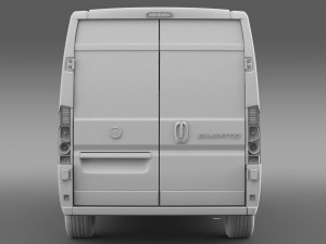 fiat ducato van l2h2 2006-2014 Model 3D