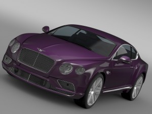bentley continental gt 2015 3D Model