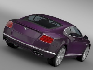 bentley continental gt 2015 3D मॉडल