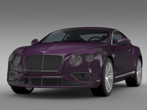 bentley continental gt 2015 3D मॉडल