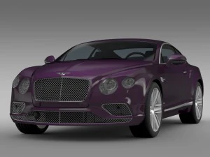 bentley continental gt 2015 3D Model