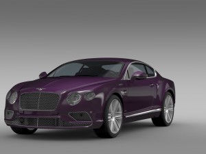 bentley continental gt 2015 3D मॉडल