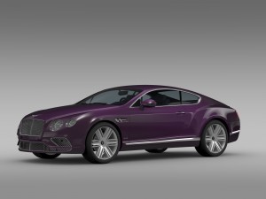 bentley continental gt 2015 3D मॉडल