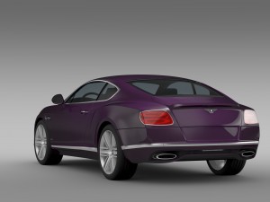 bentley continental gt 2015 3D मॉडल