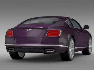 bentley continental gt 2015 3D मॉडल