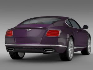 bentley continental gt 2015 3D Model