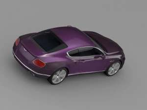 bentley continental gt 2015 3D Model