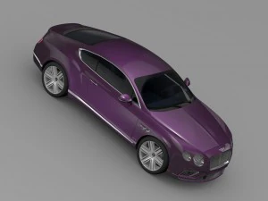 bentley continental gt 2015 3D Model