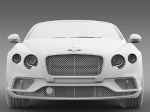 bentley continental gt 2015 3D Model