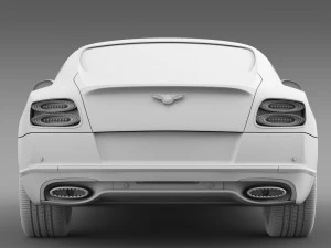 bentley continental gt 2015 3D Model