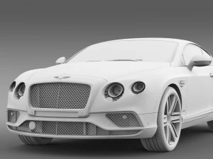 bentley continental gt 2015 3D Model