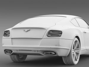 bentley continental gt 2015 3D Model