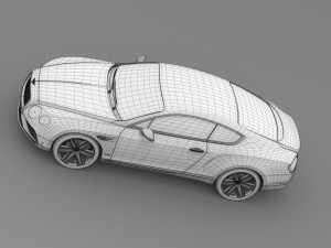bentley continental gt 2015 3D मॉडल