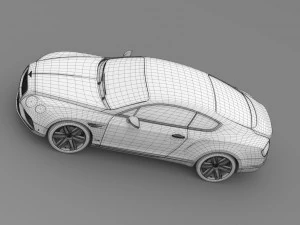 bentley continental gt 2015 3D Model