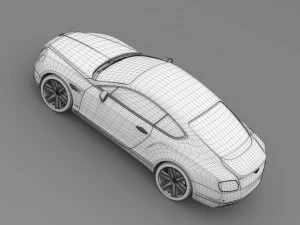 bentley continental gt 2015 3D Model